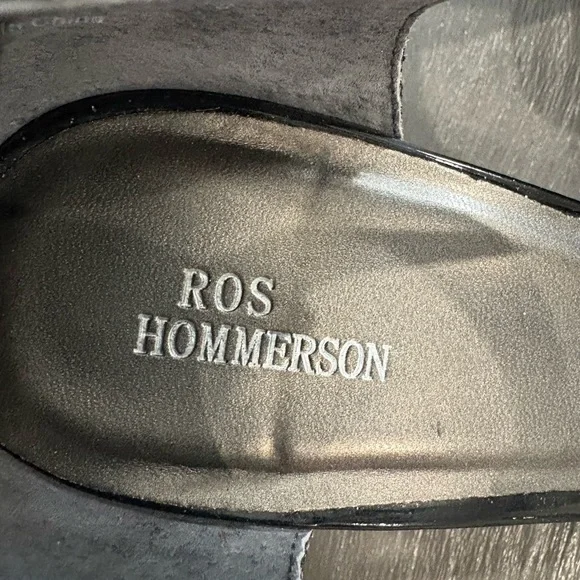 Ros Hommerson Black and Silver Heels - Picture 4 of 8